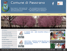 Tablet Screenshot of comune.passirano.bs.it